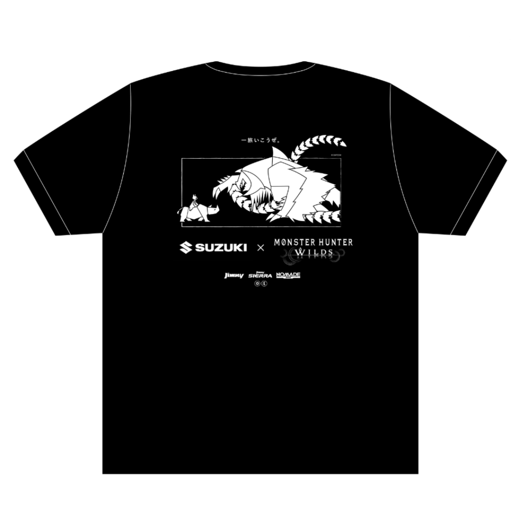 （Monster Hunter）』コラボレーションTシャツ　Ｌサイズ SUZUKI × MONSTER HUNTER WILDS コラボ Tシャツ ジムニー【特別商品