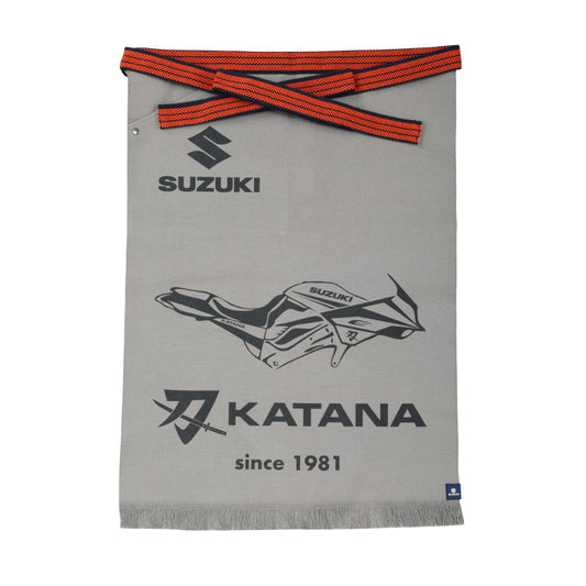 鈴木式織機製 前掛け KATANA 鼠色