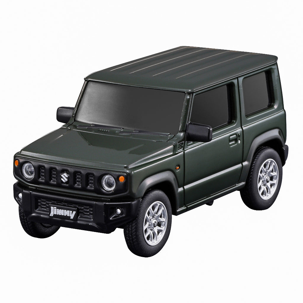 3色セット・JB64W・緑/グレー/シフォン・1/43・ジムニー・ミニカー プルバックミニカー ジムニー（軽自動車）【グリーン/グレー