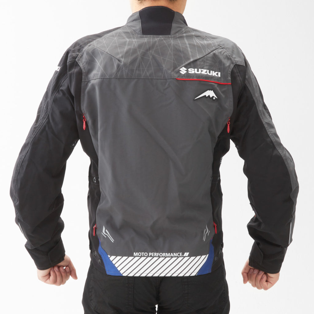 クシタニ スズキ コラボ コンテンドジャケット XL サイズ 未使用 SUZUKI×KUSHITANI コラボ コンテンドジャケット【グレー / ブラック