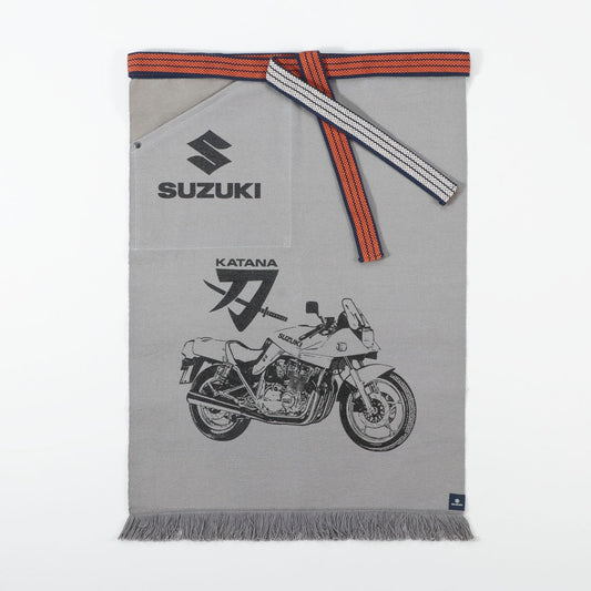 鈴木式織機製　前掛け　刀　GSX1100S　鼠色
