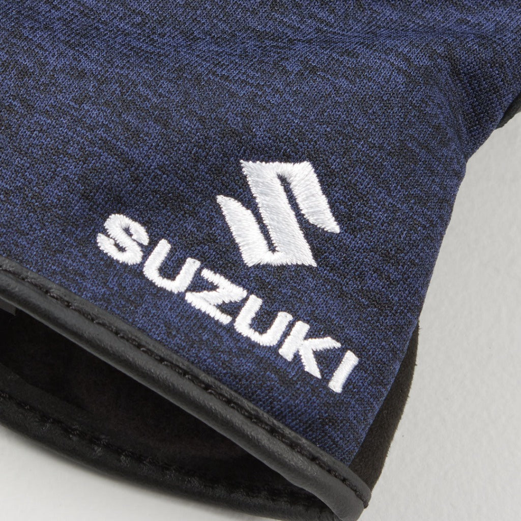 SUZUKI×KUSHITANI コラボ レイブンウインターグローブ【ブラック/ネイビー】