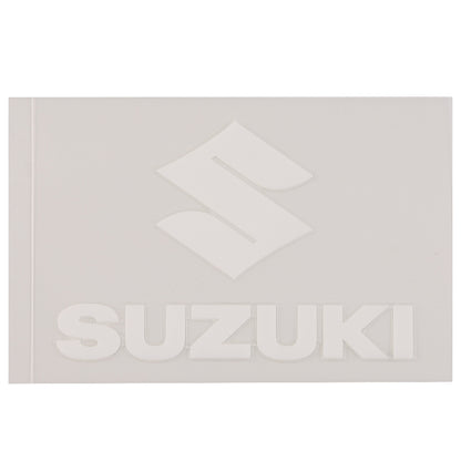 転写ステッカー　SUZUKIロゴ（縦組み）　1枚入り【ホワイト/ブラック】