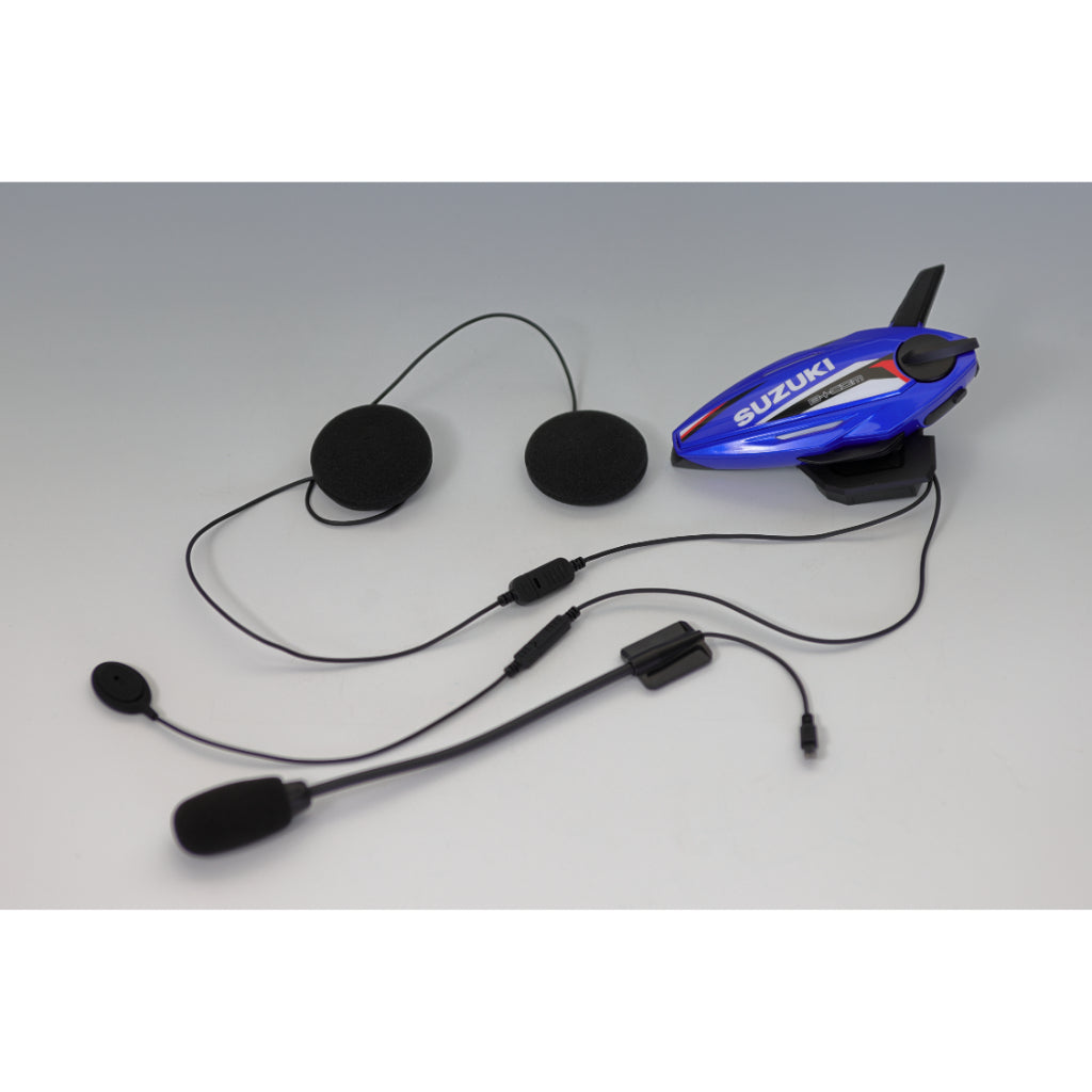 新品・未使用 B+COM Bluetooth ヘルメット用インカム S-MALL5周年記念 SUZUKI×B+COM コラボ オートバイ用インカム 7X EVO
