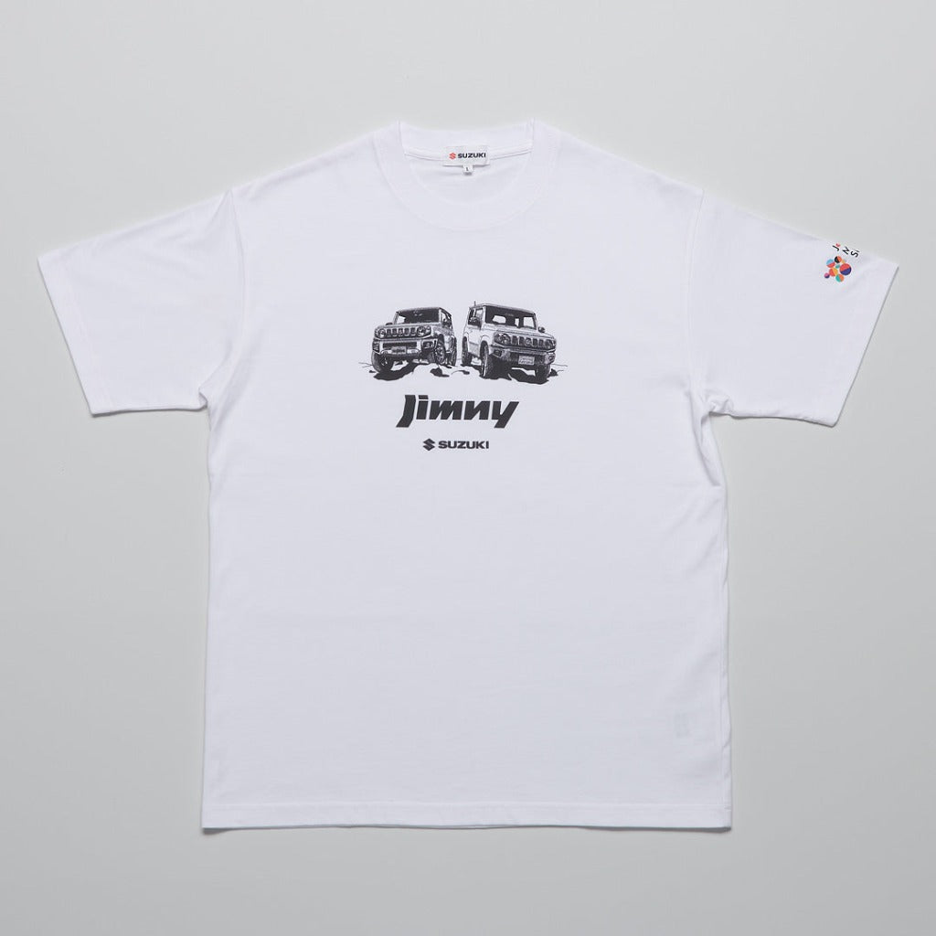 ジャパンモビリティショー2023オリジナルTシャツ　ジムニー【ホワイト】【アウトレット】