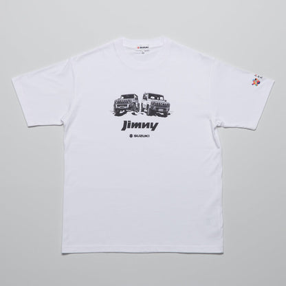 ジャパンモビリティショー2023オリジナルTシャツ　ジムニー【ホワイト】【アウトレット】