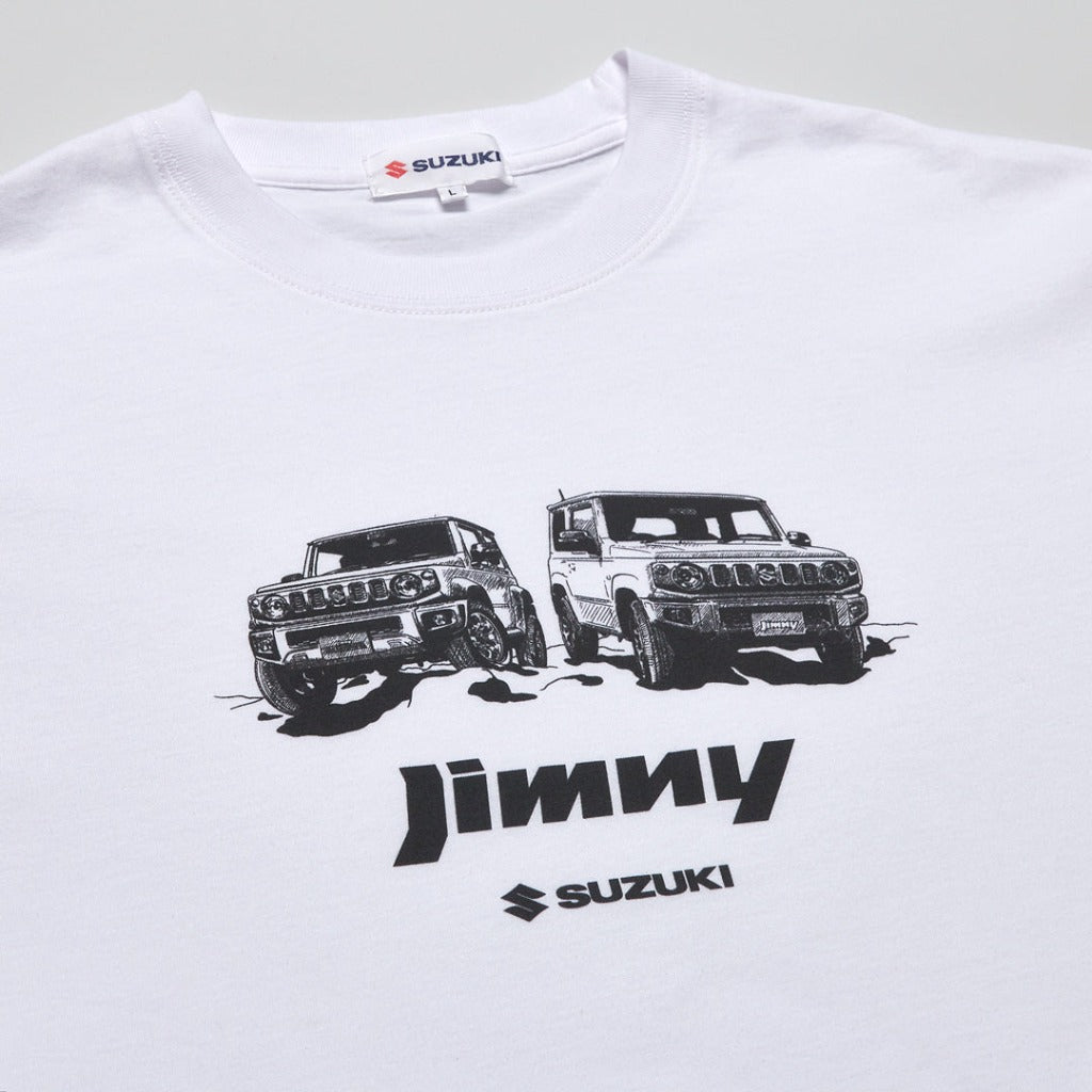 ジャパンモビリティショー2023オリジナルTシャツ　ジムニー【ホワイト】【アウトレット】
