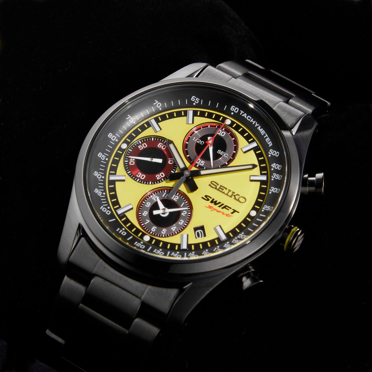 SEIKO（セイコー）SWIFT Sports クロノグラフ 腕時計新品未使用 S-MALL4周年 二次募集販売 合計300個限定】【特別商品】SUZUKI SWIFT