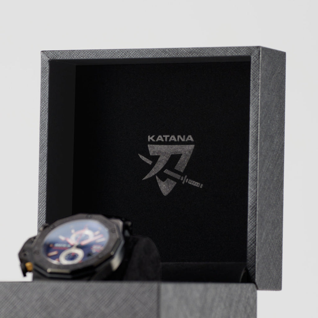 【S-MALL4周年　二次募集販売　 300本限定】【特別商品】SUZUKI ×KENTEX　MOTO-R コラボウォッチ第二弾「KATANA2」