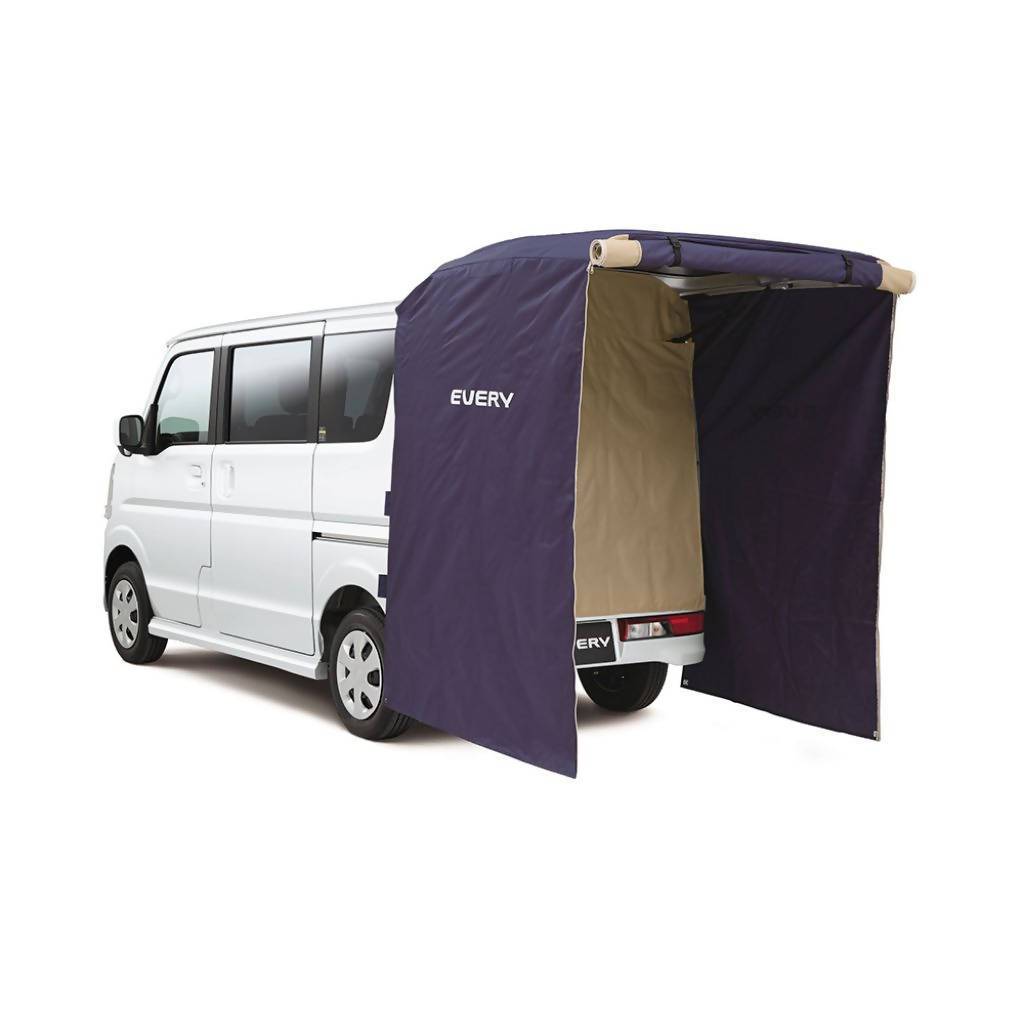【エブリイ】カーテン&タープキット　標準ルーフ車用